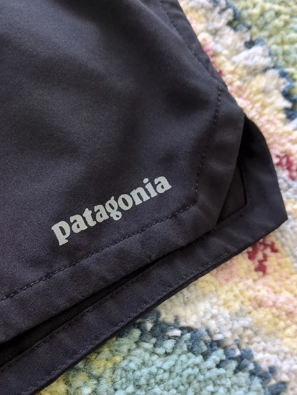 Patagonia Black Men's Stretch Pull-On Shorts - Picture 4 of 15
